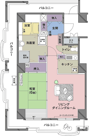 Aタイプ 間取り図