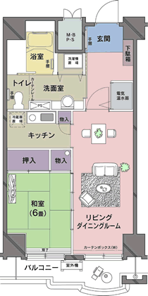 Eタイプ 間取り図